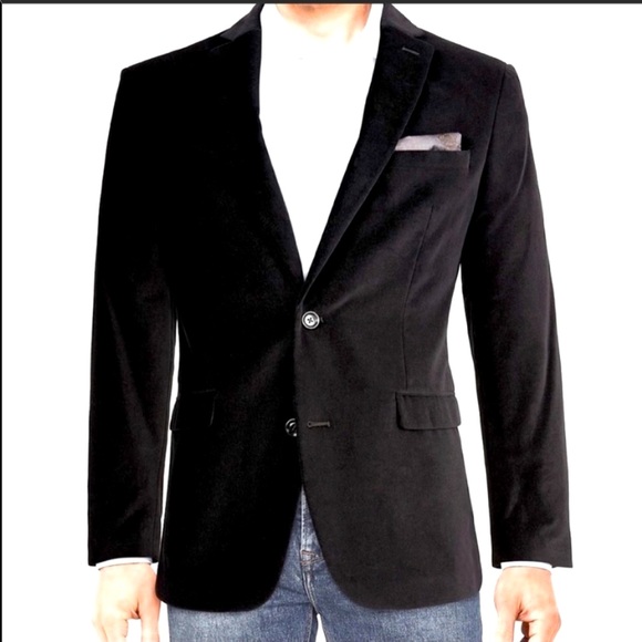 Palo Savino Velvet Blazer - Picture 1 of 16